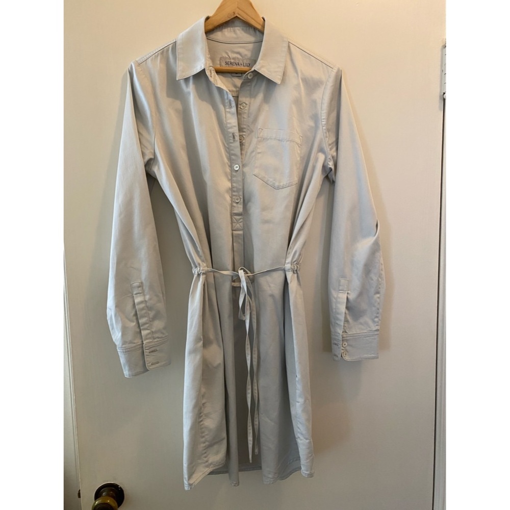 Serena & Lily Popover Tie Front Dress